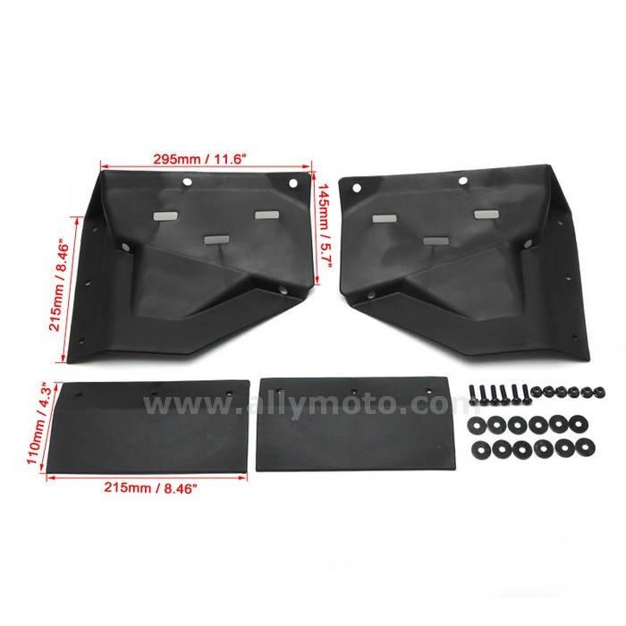 83 Front Mud Flaps Polaris Rzr Xp 4 1000 2014-2016@2